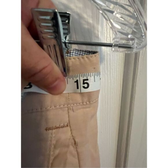 Pilcro Anthropologie Light Pink Cotton Flare Pants. #26. 15" waist - Picture 8 of 11